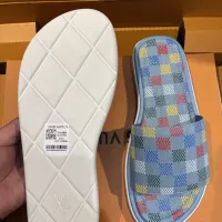 Cheap Louis Vuitton Slippers For Men #1356043 Replica Wholesale [$105.00 USD] [ITEM#1356043] on Replica Louis Vuitton Slippers