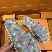 Cheap Louis Vuitton Slippers For Men #1356043 Replica Wholesale [$105.00 USD] [ITEM#1356043] on Replica Louis Vuitton Slippers
