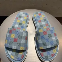 Cheap Louis Vuitton Slippers For Men #1356043 Replica Wholesale [$105.00 USD] [ITEM#1356043] on Replica Louis Vuitton Slippers