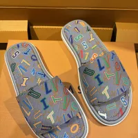 Cheap Louis Vuitton Slippers For Men #1356046 Replica Wholesale [$105.00 USD] [ITEM#1356046] on Replica Louis Vuitton Slippers