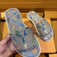 Cheap Louis Vuitton Slippers For Men #1356046 Replica Wholesale [$105.00 USD] [ITEM#1356046] on Replica Louis Vuitton Slippers