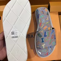 Cheap Louis Vuitton Slippers For Men #1356046 Replica Wholesale [$105.00 USD] [ITEM#1356046] on Replica Louis Vuitton Slippers
