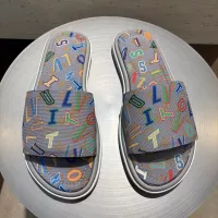 Cheap Louis Vuitton Slippers For Men #1356046 Replica Wholesale [$105.00 USD] [ITEM#1356046] on Replica Louis Vuitton Slippers