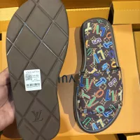 Cheap Louis Vuitton Slippers For Men #1356047 Replica Wholesale [$105.00 USD] [ITEM#1356047] on Replica Louis Vuitton Slippers