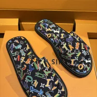 Cheap Louis Vuitton Slippers For Men #1356050 Replica Wholesale [$105.00 USD] [ITEM#1356050] on Replica Louis Vuitton Slippers