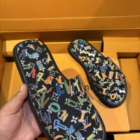 Cheap Louis Vuitton Slippers For Men #1356050 Replica Wholesale [$105.00 USD] [ITEM#1356050] on Replica Louis Vuitton Slippers