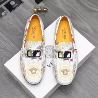 Cheap Versace Leather Shoes For Men #1356062 Replica Wholesale [$76.00 USD] [ITEM#1356062] on Replica Versace Leather Shoes