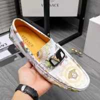 Cheap Versace Leather Shoes For Men #1356062 Replica Wholesale [$76.00 USD] [ITEM#1356062] on Replica Versace Leather Shoes