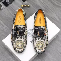 Cheap Versace Leather Shoes For Men #1356063 Replica Wholesale [$76.00 USD] [ITEM#1356063] on Replica Versace Leather Shoes