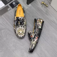 Cheap Versace Leather Shoes For Men #1356063 Replica Wholesale [$76.00 USD] [ITEM#1356063] on Replica Versace Leather Shoes