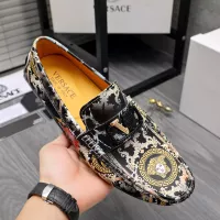 Cheap Versace Leather Shoes For Men #1356063 Replica Wholesale [$76.00 USD] [ITEM#1356063] on Replica Versace Leather Shoes
