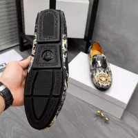 Cheap Versace Leather Shoes For Men #1356063 Replica Wholesale [$76.00 USD] [ITEM#1356063] on Replica Versace Leather Shoes