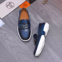 Cheap Hermes Leather Shoes For Men #1356261 Replica Wholesale [$98.00 USD] [ITEM#1356261] on Replica Hermes Leather Shoes