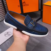 Cheap Hermes Leather Shoes For Men #1356261 Replica Wholesale [$98.00 USD] [ITEM#1356261] on Replica Hermes Leather Shoes