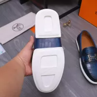 Cheap Hermes Leather Shoes For Men #1356261 Replica Wholesale [$98.00 USD] [ITEM#1356261] on Replica Hermes Leather Shoes