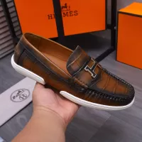 Cheap Hermes Leather Shoes For Men #1356262 Replica Wholesale [$98.00 USD] [ITEM#1356262] on Replica Hermes Leather Shoes