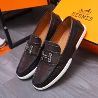 Cheap Hermes Leather Shoes For Men #1356263 Replica Wholesale [$98.00 USD] [ITEM#1356263] on Replica Hermes Leather Shoes