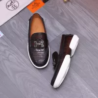 Cheap Hermes Leather Shoes For Men #1356263 Replica Wholesale [$98.00 USD] [ITEM#1356263] on Replica Hermes Leather Shoes