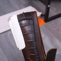 Cheap Hermes Leather Shoes For Men #1356263 Replica Wholesale [$98.00 USD] [ITEM#1356263] on Replica Hermes Leather Shoes