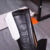 Cheap Hermes Leather Shoes For Men #1356264 Replica Wholesale [$98.00 USD] [ITEM#1356264] on Replica Hermes Leather Shoes