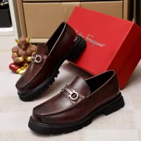 Cheap Salvatore Ferragamo Leather Shoes For Men #1356313 Replica Wholesale [$88.00 USD] [ITEM#1356313] on Replica Salvatore Ferragamo Leather Shoes