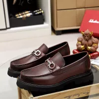 Cheap Salvatore Ferragamo Leather Shoes For Men #1356313 Replica Wholesale [$88.00 USD] [ITEM#1356313] on Replica Salvatore Ferragamo Leather Shoes