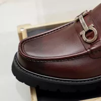 Cheap Salvatore Ferragamo Leather Shoes For Men #1356313 Replica Wholesale [$88.00 USD] [ITEM#1356313] on Replica Salvatore Ferragamo Leather Shoes