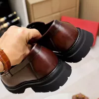 Cheap Salvatore Ferragamo Leather Shoes For Men #1356313 Replica Wholesale [$88.00 USD] [ITEM#1356313] on Replica Salvatore Ferragamo Leather Shoes