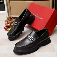 Cheap Salvatore Ferragamo Leather Shoes For Men #1356314 Replica Wholesale [$88.00 USD] [ITEM#1356314] on Replica Salvatore Ferragamo Leather Shoes