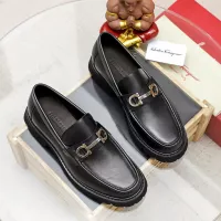 Cheap Salvatore Ferragamo Leather Shoes For Men #1356314 Replica Wholesale [$88.00 USD] [ITEM#1356314] on Replica Salvatore Ferragamo Leather Shoes