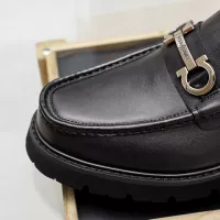 Cheap Salvatore Ferragamo Leather Shoes For Men #1356314 Replica Wholesale [$88.00 USD] [ITEM#1356314] on Replica Salvatore Ferragamo Leather Shoes