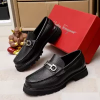 Cheap Salvatore Ferragamo Leather Shoes For Men #1356315 Replica Wholesale [$88.00 USD] [ITEM#1356315] on Replica Salvatore Ferragamo Leather Shoes