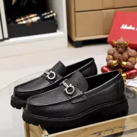 Cheap Salvatore Ferragamo Leather Shoes For Men #1356315 Replica Wholesale [$88.00 USD] [ITEM#1356315] on Replica Salvatore Ferragamo Leather Shoes