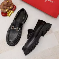 Cheap Salvatore Ferragamo Leather Shoes For Men #1356315 Replica Wholesale [$88.00 USD] [ITEM#1356315] on Replica Salvatore Ferragamo Leather Shoes
