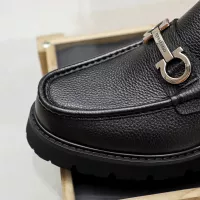 Cheap Salvatore Ferragamo Leather Shoes For Men #1356315 Replica Wholesale [$88.00 USD] [ITEM#1356315] on Replica Salvatore Ferragamo Leather Shoes