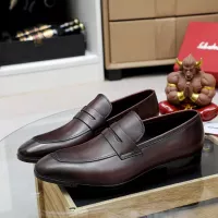 Cheap Salvatore Ferragamo Leather Shoes For Men #1356317 Replica Wholesale [$88.00 USD] [ITEM#1356317] on Replica Salvatore Ferragamo Leather Shoes