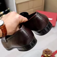 Cheap Salvatore Ferragamo Leather Shoes For Men #1356317 Replica Wholesale [$88.00 USD] [ITEM#1356317] on Replica Salvatore Ferragamo Leather Shoes