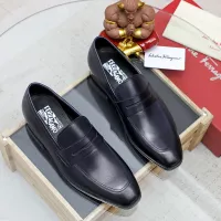Cheap Salvatore Ferragamo Leather Shoes For Men #1356319 Replica Wholesale [$88.00 USD] [ITEM#1356319] on Replica Salvatore Ferragamo Leather Shoes
