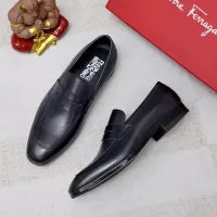 Cheap Salvatore Ferragamo Leather Shoes For Men #1356319 Replica Wholesale [$88.00 USD] [ITEM#1356319] on Replica Salvatore Ferragamo Leather Shoes