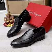 Cheap Salvatore Ferragamo Leather Shoes For Men #1356324 Replica Wholesale [$88.00 USD] [ITEM#1356324] on Replica Salvatore Ferragamo Leather Shoes