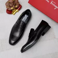 Cheap Salvatore Ferragamo Leather Shoes For Men #1356324 Replica Wholesale [$88.00 USD] [ITEM#1356324] on Replica Salvatore Ferragamo Leather Shoes