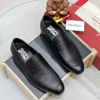 Cheap Salvatore Ferragamo Leather Shoes For Men #1356325 Replica Wholesale [$88.00 USD] [ITEM#1356325] on Replica Salvatore Ferragamo Leather Shoes
