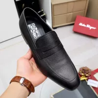 Cheap Salvatore Ferragamo Leather Shoes For Men #1356325 Replica Wholesale [$88.00 USD] [ITEM#1356325] on Replica Salvatore Ferragamo Leather Shoes