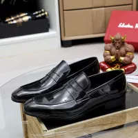 Cheap Salvatore Ferragamo Leather Shoes For Men #1356326 Replica Wholesale [$88.00 USD] [ITEM#1356326] on Replica Salvatore Ferragamo Leather Shoes