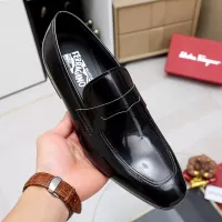 Cheap Salvatore Ferragamo Leather Shoes For Men #1356326 Replica Wholesale [$88.00 USD] [ITEM#1356326] on Replica Salvatore Ferragamo Leather Shoes
