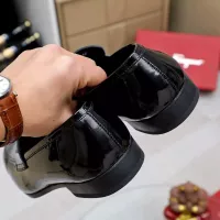 Cheap Salvatore Ferragamo Leather Shoes For Men #1356326 Replica Wholesale [$88.00 USD] [ITEM#1356326] on Replica Salvatore Ferragamo Leather Shoes