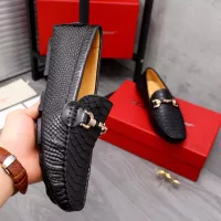 Cheap Salvatore Ferragamo Leather Shoes For Men #1356487 Replica Wholesale [$76.00 USD] [ITEM#1356487] on Replica Salvatore Ferragamo Leather Shoes