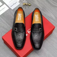 Cheap Salvatore Ferragamo Leather Shoes For Men #1356488 Replica Wholesale [$92.00 USD] [ITEM#1356488] on Replica Salvatore Ferragamo Leather Shoes