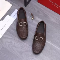 Cheap Salvatore Ferragamo Leather Shoes For Men #1356489 Replica Wholesale [$92.00 USD] [ITEM#1356489] on Replica Salvatore Ferragamo Leather Shoes