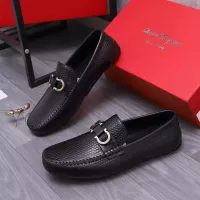 Cheap Salvatore Ferragamo Leather Shoes For Men #1356490 Replica Wholesale [$92.00 USD] [ITEM#1356490] on Replica Salvatore Ferragamo Leather Shoes